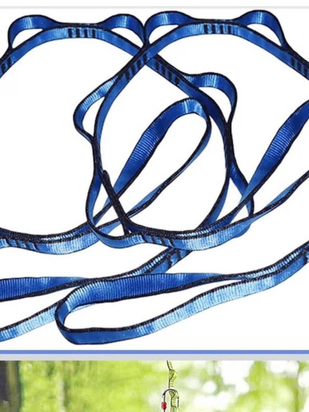 2Pcs 22KN 1.8m Strong Climbing Strap Daisy Chain Nylon Daisy Chain